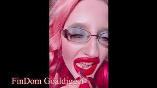 Red Lipstick JOI JerkOFF