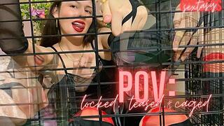 POV: locked, teased, & caged (preview audio on)