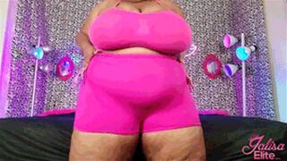 Pink Spandex BBW Body Jiggle (MP4 Version)