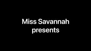 Miss Savannah washes her filthy feet