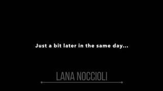 Lana Noccioli in Footjob - Naughty Solesjob with WET PUSSY out