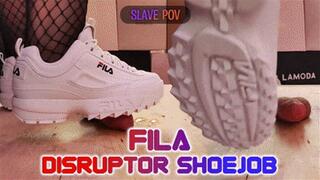 Fila Disruptor Shoejob, Cock Trample and Stomp with TamyStarly - (Slave POV Version) Ballbusting, Heeljob, Femdom, Shoejob, Ball Stomping, Foot Fetish Domination, Footjob, Cock Board, Crush, Trampling