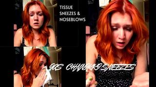 JAS TRIES SNEEZING POWDER FOR THE FIRST TIME! INTENSE SNEEZES AND NOSE BLOWS! wmv footage