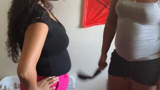 Latina girl gets spanked part XIV