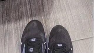 Relaxing my feet after working out