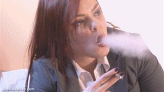 Boss on Break: Inhaling a Clove Cigar 1080p mp4