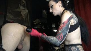 HUGE MONSTERS CHALLENGE FOR THE SISSY SLUT