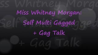 Whitney Morgan: Self Multi Layer Gagged Talk - mp4