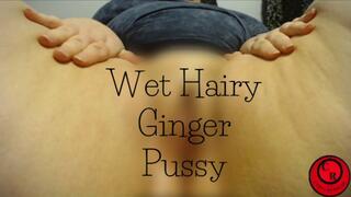 Wet Hairy Ginger Pussy - CurvyRedhead - MP4 1920x1080