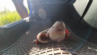 Candid Plushie Trample Green Platform Heels Mazda