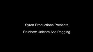 Rainbow Unicorn Ass Pegging