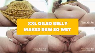 OILED BELLY MAKES BBW SO WET 720