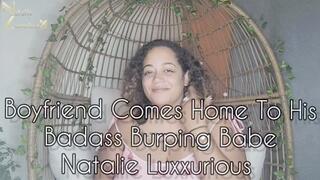 Boyfriend Comes Home to Sexy BBW Burping GF