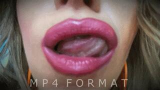 Licking Lips (HD) MP4