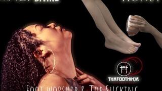 Honey Foot Worship & Toe Sucking