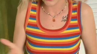 Cheerleader Trample with Peaches and Learn the Rules with Britain Hart 2 CLIPS