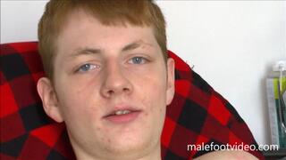 18-Year-Old Twink Igor Sneaker Socks & Foot Teasing