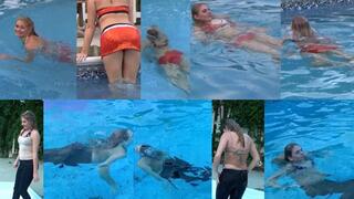 Holly Swimming in Clothes Combo HD MP4