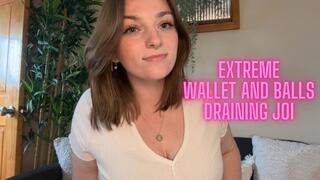 Extreme Wallet and Balls Draining JOI
