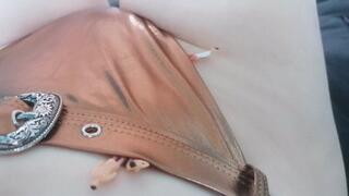 Unaware giantess slaps tiny pests