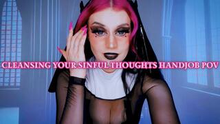Cleansing Your Sinful Thoughts Handjob POV