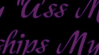 My Ass Man Worships My Ass