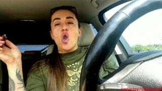 Burp while exhaling smoke wmv