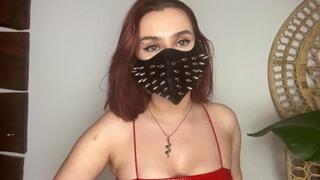 Chastity talk and latex ass worship