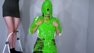 Sissy Trans Girl Nicole Soaked With Green Slime by Lilin