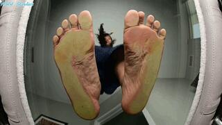 Angry Land lady will take foot cleaning as payment!! - MP4