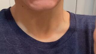 Brushing my jacked up teeth