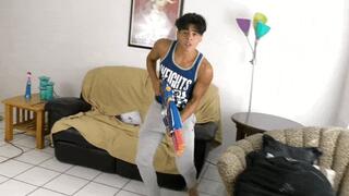 Giant Shrinks Home Intruder for Ass Worship - Julian Jaden - Manpuppy - WMV 720