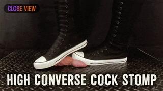 High School Girl in High Converse Stomping on your Cock - with TamyStarly - (Close Version) Heeljob, Femdom, Shoejob, Ball Stomping, Foot Fetish Domination, Footjob, Cock Board, Crush, Trampling