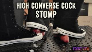 High School Girl in High Converse Stomping on your Cock - with TamyStarly - (Slave POV Version) Heeljob, Femdom, Shoejob, Ball Stomping, Foot Fetish Domination, Footjob, Cock Board, Crush, Trampling