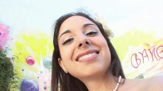 Deenie in Busty Birthday Blowjob