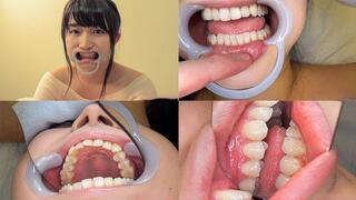 Yuri - Watching Inside mouth of Japanese enchanting girl BITE-47-1 - wmv