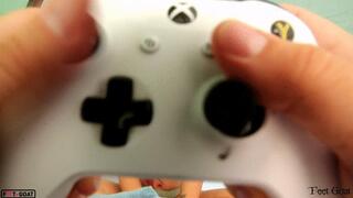 Goddess Michi mermaid footjob with cum on soles!