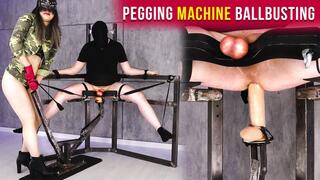 Strapon Pegging Fucking Machine - Ballbusting and Fisting CBT