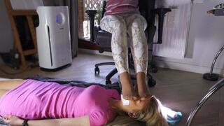 Helena Under Desk Of Boss Weronika - Tan Pantyhose - Part 02 - UHD 3840x2160 - 4K