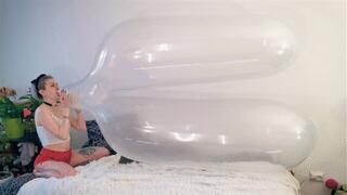 Stashia BTP's clear RX Megaboobs balloon - 1080p
