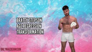 Bratty stepson age regression