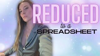 Reduced to a Spreadsheet