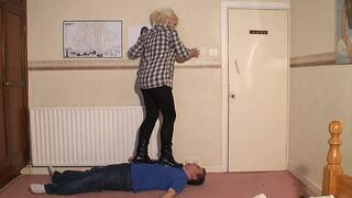 Nicole's Trampling In Heavy Boots