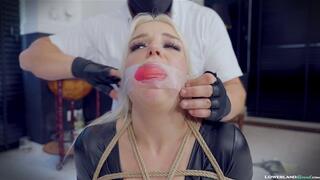 Luna - Babysitter Tied Up Heavily and Massively Gagged H265 MP4 4K