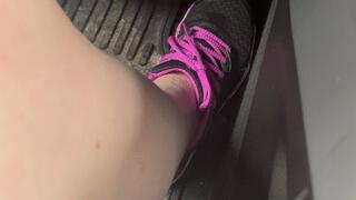 Trixie Love hot Pedal Pumping in my sneakers