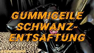 The horny cock juicing