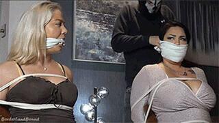 RaRa & Daisy in: Buxom, Fine Art Connoisseurs Came Home Early & Caught the Robber in the Act - Who Tied Them Up & Finished! (WMV)