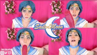 Sailor Mercury's Ahegao Blowjob