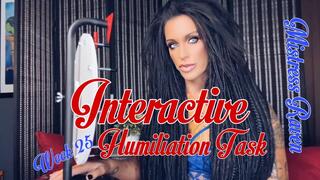 NTERACTIVE HUMILIATION TASK 2023 - WEEK 25