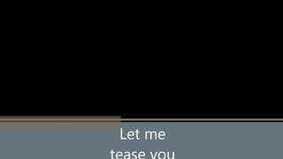 Tease with toys on the 4 poster bed